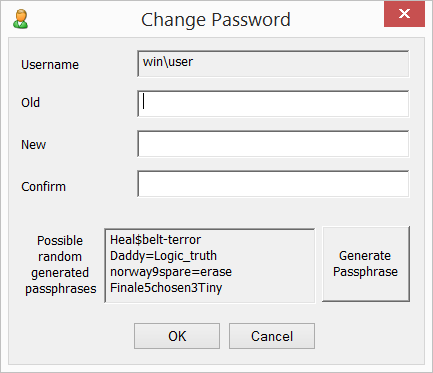 passwdqc for Windows - Change Password utility