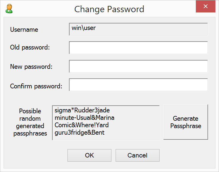 passwdqc for Windows - Change Password utility