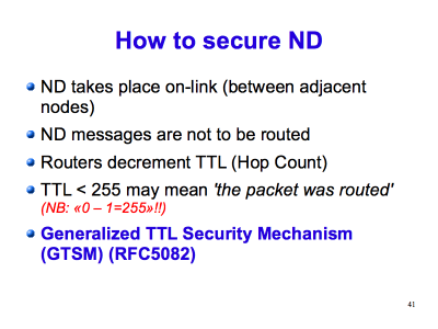 [ How to secure ND (Slide 41) ]